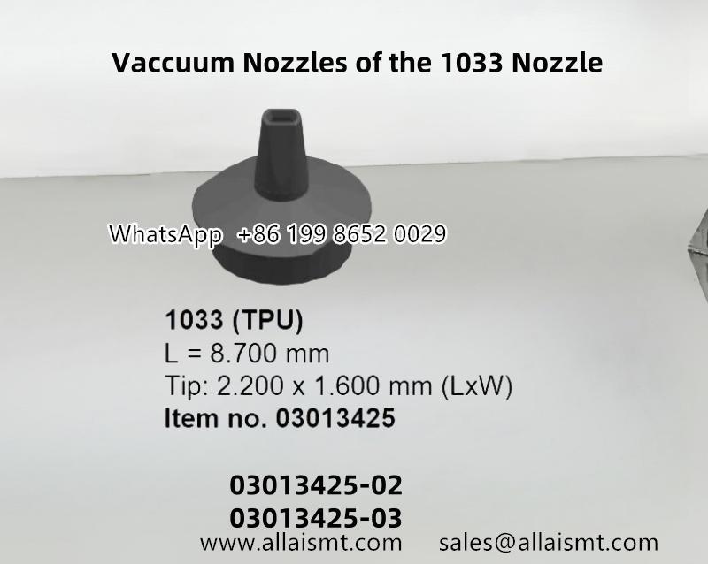 Siemens 03013425 Vaccuum Nozzles of the 1033 Nozzle